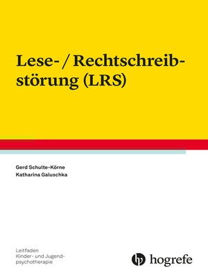 cover image of Lese-/Rechtschreibstörung (LRS)